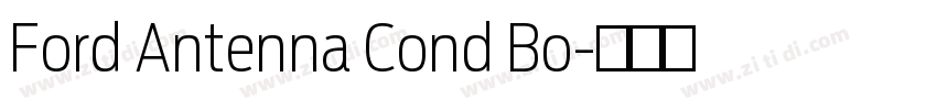 Ford Antenna Cond Bo字体转换